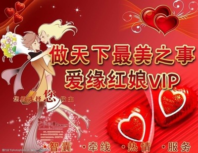 婚介背景墻圖片